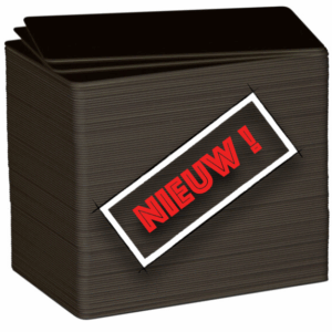 rPETG (recycled PETG) Mat Zwart – 100 kaarten – C3501/100